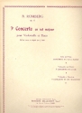 Concerto sol majeur no.3 op.6 pour violoncelle et piano Loeb, J., ed