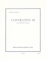 Contrastes 3 pour clarinette et basson