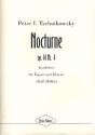 Nocturne op.14,4 fr Fagott und Klavier