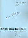 Rhapsodie fis-Moll op.11,2 fr Klavier