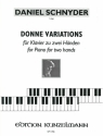 Donne Variations fr Klavier