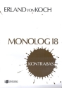 Monolog 18 for double bass