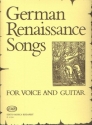 Deutsche Renaissance-Lieder fr Singstimme und Gitarre