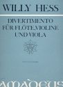 Divertimento fr Flte, Violine und Viola Partitur und Stimmen