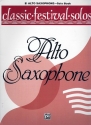 Classic Festival Solos for alto saxophone  - solo book -