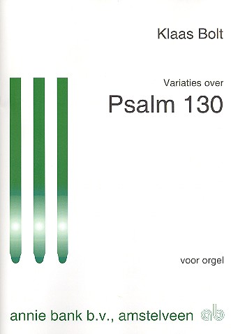 Variaties over psalm 130 for organ