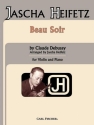Beau soir for violin and piano