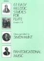 63 easy melodic Studies for flute (grades 1-5)