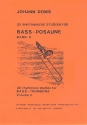 22 rhythmische Studien Band 2 fr Bass-Posaune
