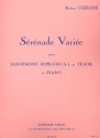 Srnade varie pour saxophone soprano sib ou tenor et piano