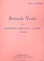 Srnade varie pour saxophone soprano sib ou tenor et piano