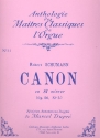 Canon si mineur op.56,5 pour orgue