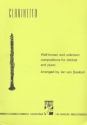 Clarinetto for clarinet and piano well-known and unknown Compositions