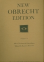 New Obrecht Edition Vol.3 2 Masses for 4 voices (SATB)