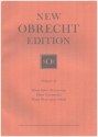 New Obrecht Edition Vol.11 3 Masses for SATB Voices Maas, Chris. Ed.