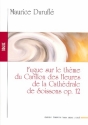 Fugue sur le thme du carillon des heures de la Cathdrale de Soissons op.12 pour orgue