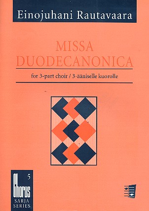 Missa duodecanonica fr Mnnerchor,    Partitur