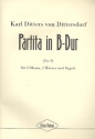 Partita B-Dur Nr.9  fr 2 Oboen, 2 Hrner und Fagott Partitur und Stimmen