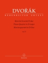 Quartett D-Dur op.23 fr Klavier, Violine, Viola und Violoncello Partitur und Stimmen