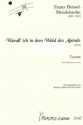 Wandl' ich in dem Wald des Abends Terzett fr 3 Singstimmen (SSA/SAT) Gabler, Barbara, ed