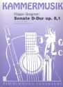 Sonate D-Dur op.8,1 für Flöte und Gitarre