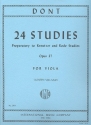 24 Studies op.37 for viola