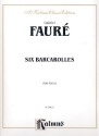 6 Barcarolles for piano