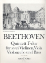 Quintett F-Dur op.17 fr Streichquartett und Kontraba Stimmen