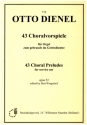 43 Choralvorspiele op.52 fr Orgel zum Gebrauch im Gottesdienste