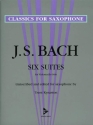 6 Suites  for violoncello solo transcribed and edited for saxophone