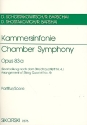 Kammersinfonie op.83a fr Kammerorchester Studienpartitur