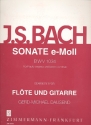 Sonate e-Moll BWV1034 fr Flte und Gitarre