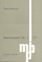 Streichquartett  Nr.3 (1993) fr Streichquartett Studienpartitur