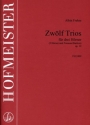 12 Trios op.10 fr 3 Hrner (2 Hrner+Posaune/Bariton) Stimmen