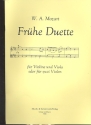 Frhe Duette fr Violine und Viola (2 Violen) Spielpartitur