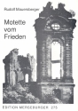 Motette vom Frieden  fr Soli (SAT) und 8stg. gem Chor a cappella Partitur