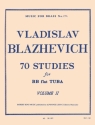 70 studies vol.2 for tuba in Bb