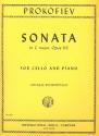 Sonata C major op.119 for cello and piano