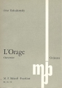 L'Orage op.76 - Ouvertre nach dem Drama von Ostrowsky fr Orchester Studienpartitur