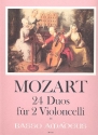 24 Duos fr 2 Violoncelli Spielpartitur