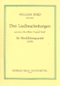 3 Liedbearbeitungen aus dem Fitzwilliam Virginal Book fr 4 Blockflten (SATB) Partitur