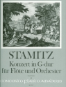 Konzert G-Dur op.29 für Flöte und Orchester Partitur
