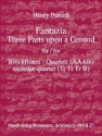 Fantazia 3 Parts upon a Ground für 4 Blockflöten (AAAB) mit Faksimile,  Partitur und Stimmen