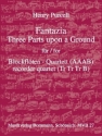 Fantazia 3 Parts upon a Ground fr 4 Blockflten (AAAB) mit Faksimile,  Partitur und Stimmen