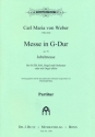 Messe G-Dur op.76 fr Soli, gem Chor und Orgel (Orchester) Partitur