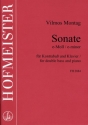 Sonate e-Moll  fr Kontraba und Klavier