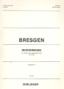 Marienmesse  fr 4-6 stimmigen gemischten Chor und Orgel Orgelparitur