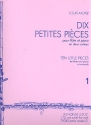 10 petites pices op.37 vol.1 (nos.1-5) pour flte et piano