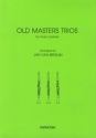 Old Master Trios for 3 clarinets score