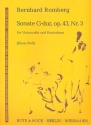 Sonate G-Dur op.43,3 fr Violoncello und Kontrabass 2 Spielpartituren
